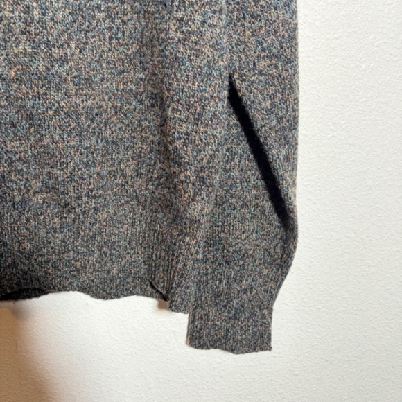 Pendleton Mens Sweater Blue Green Fleck Shetland Wool Crewneck Washable SIZE L - Picture 6 of 13